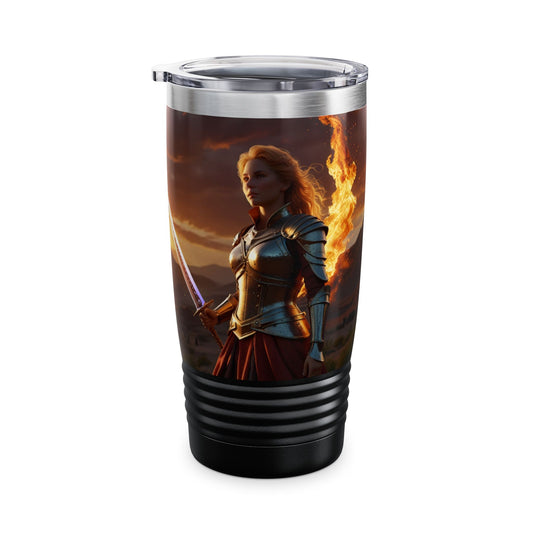 "Proverbs 31 Woman" Faith & Fire Warfare Ringneck Tumbler, 20oz