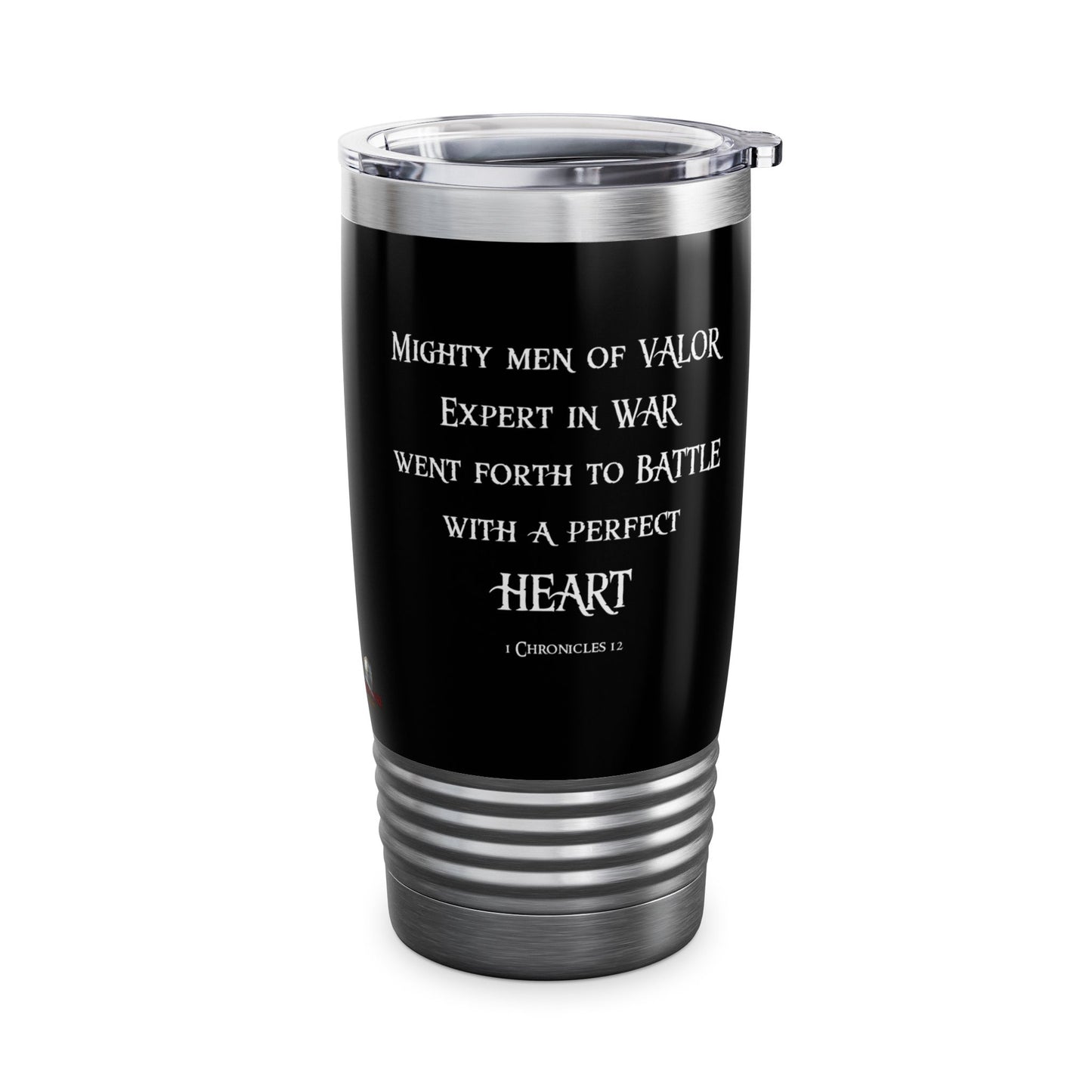 "Mighty Men of Valor" 1 Chronicles 12 Ringneck Tumbler, 20oz